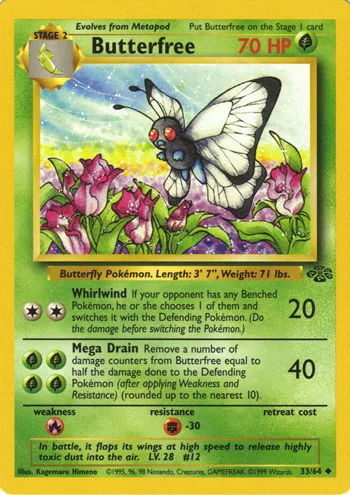 Butterfree, Jungle #33
