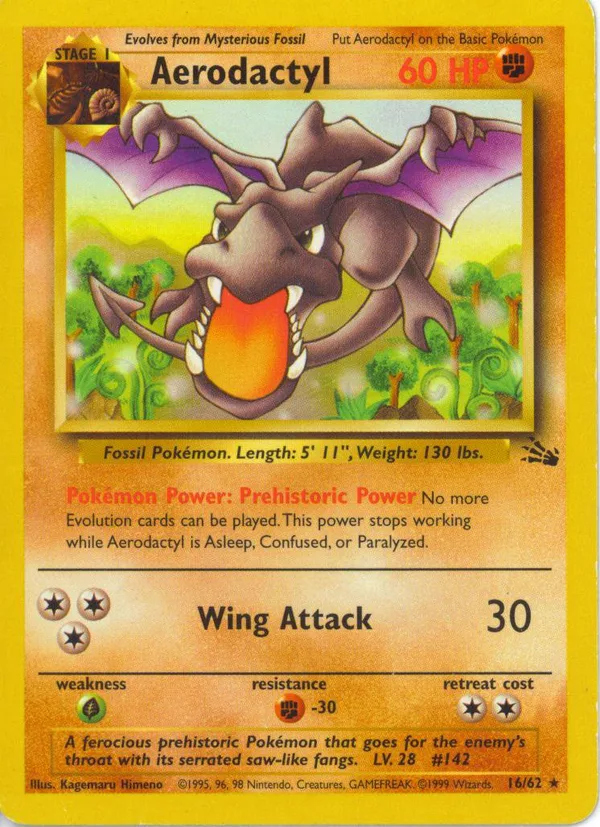 Aerodactyl, Fossil #16