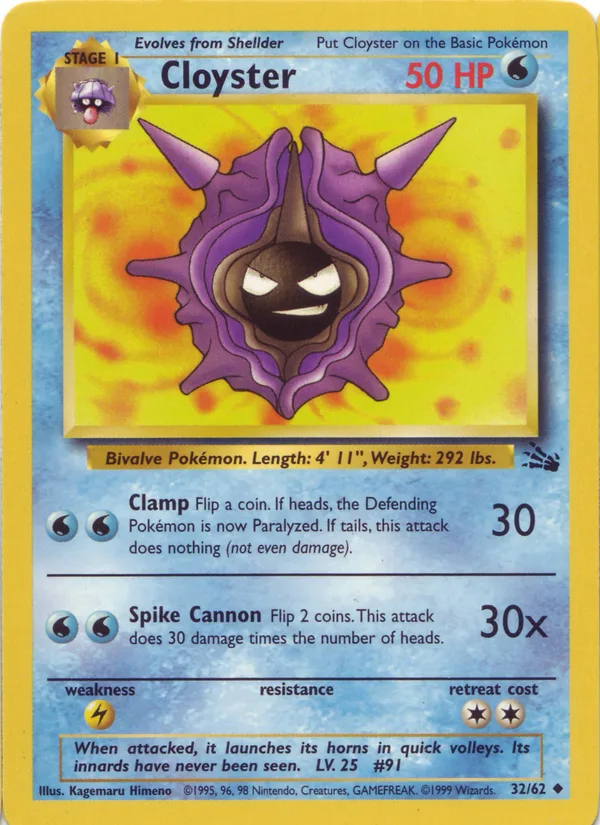 Cloyster, Fossil #32