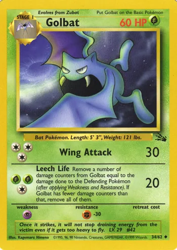 Golbat, Fossil #34