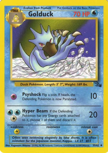Golduck, Fossil #35