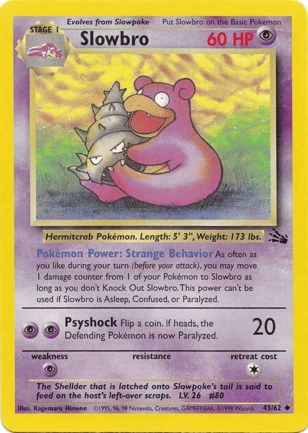 Slowbro, Fossil #43
