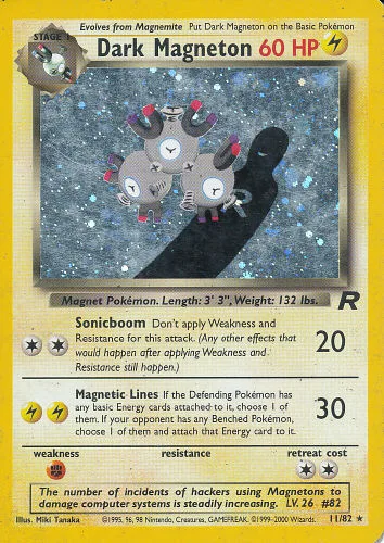 Dark Magneton Holo, Team Rocket #11