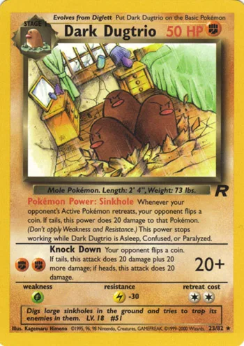 Dark Dugtrio, Team Rocket #23