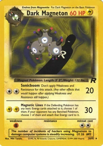 Dark Magneton, Team Rocket #28