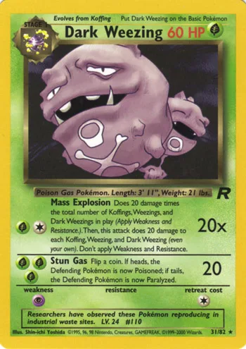 Dark Weezing, Team Rocket #31