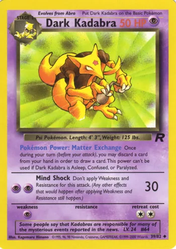 Dark Kadabra, Team Rocket #39