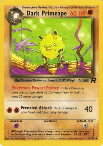 Dark Primeape, Team Rocket #43