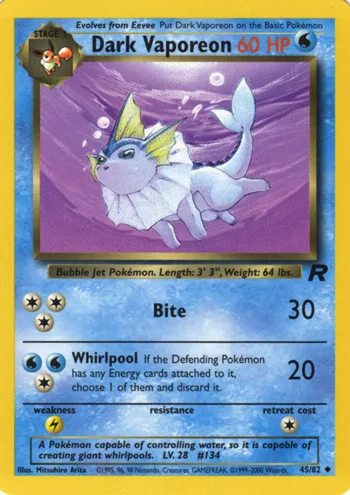 Dark Vaporeon, Team Rocket #45