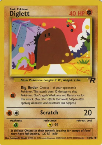 Diglett, Team Rocket #52