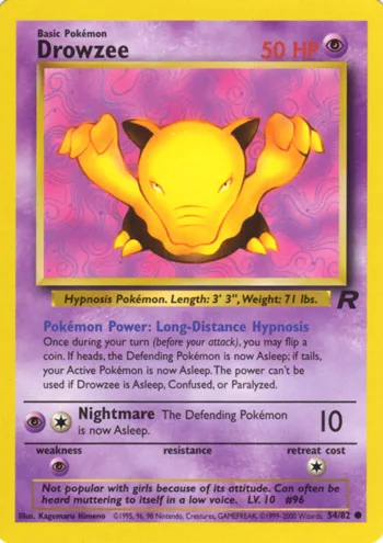 Drowzee, Team Rocket #54