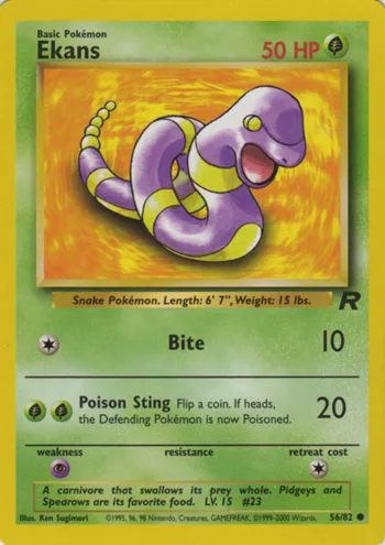 Ekans, Team Rocket #56
