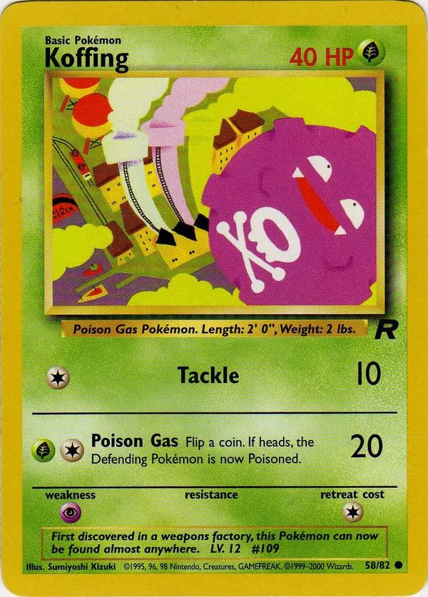 Koffing, Team Rocket #58