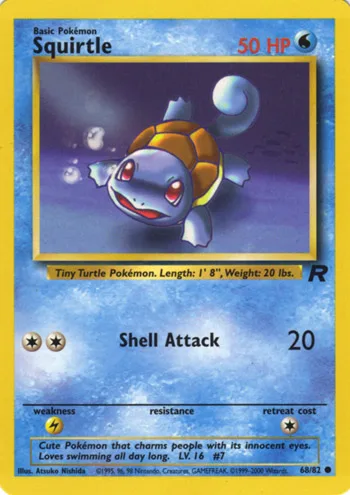 Squirtle, Team Rocket #68
