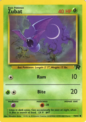 Zubat, Team Rocket #70