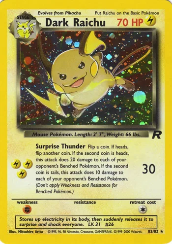 Dark Raichu Holo