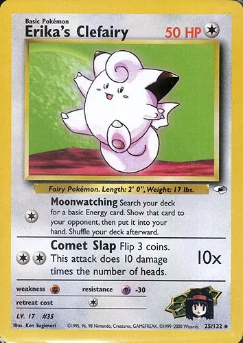 Erika's Clefairy, Gym Heroes #25