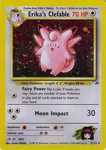 Erika's Clefable, Gym Heroes #3