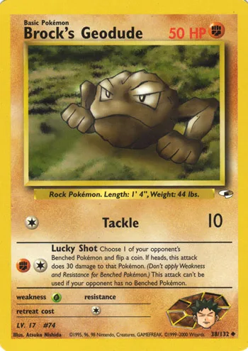 Brock's Geodude, Gym Heroes #38