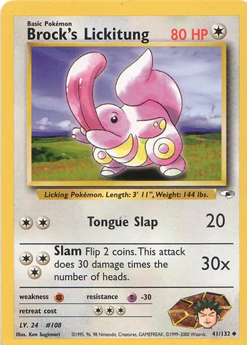 Brock's Lickitung, Gym Heroes #41