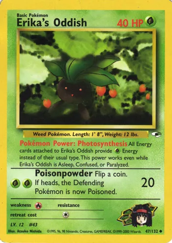 Erika's Oddish, Gym Heroes #47