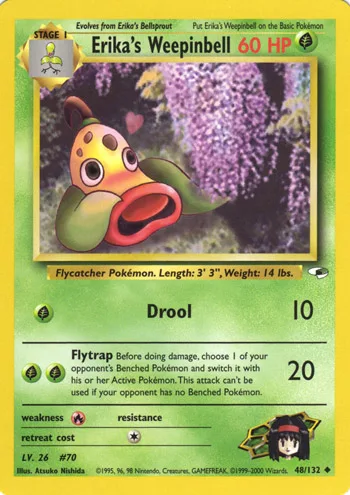 Erika's Weepinbell, Gym Heroes #48