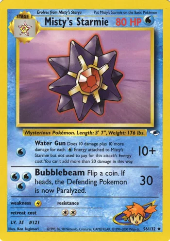 Misty's Starmie, Gym Heroes #56