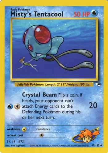 Misty's Tentacool, Gym Heroes #57