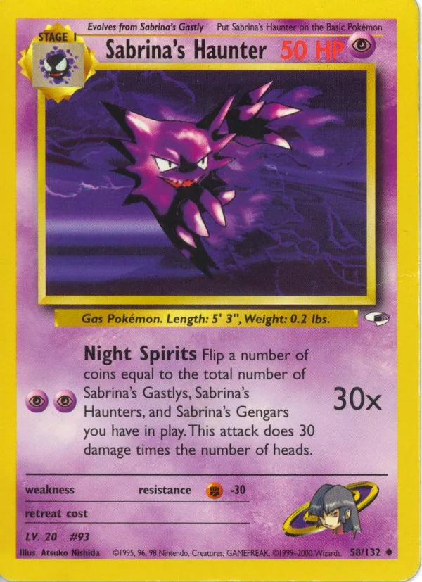 Sabrina's Haunter, Gym Heroes #58