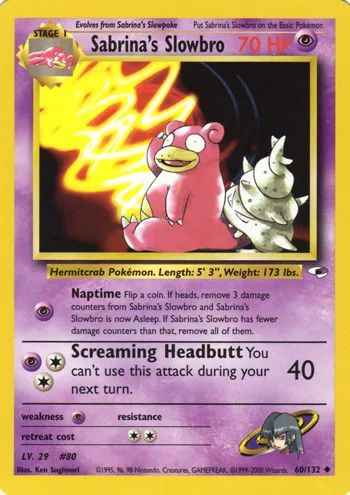 Sabrina's Slowbro, Gym Heroes #60