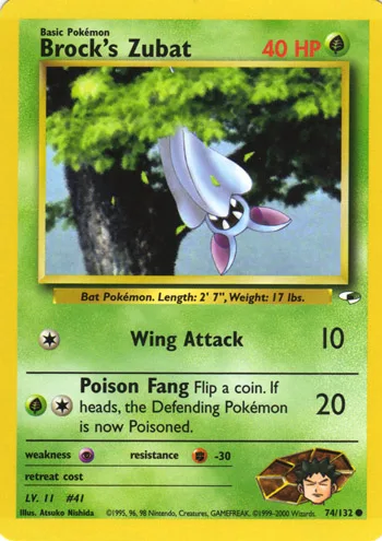 Brock's Zubat, Gym Heroes #74