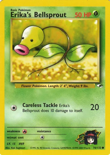 Erika's Bellsprout, Gym Heroes #76