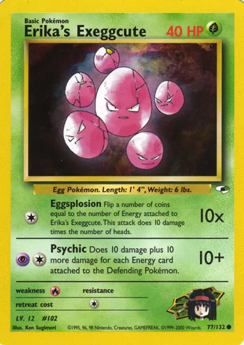 Erika's Exeggcute, Gym Heroes #77