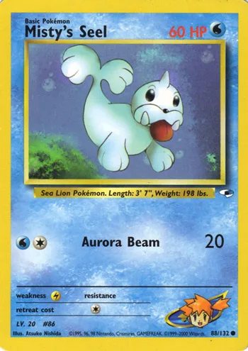 Misty's Seel, Gym Heroes #88