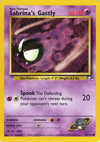 Sabrina's Gastly, Gym Heroes #93