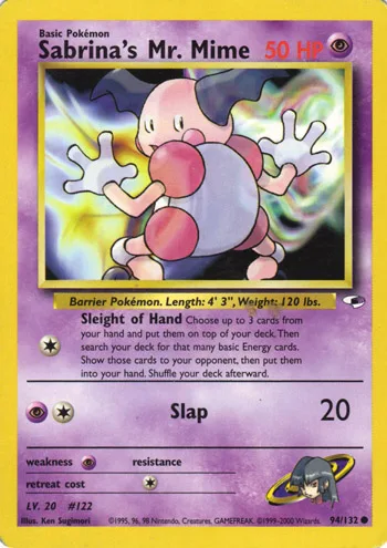 Sabrina's Mr. Mime, Gym Heroes #94