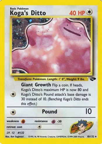 Koga's Ditto, Gym Challenge #10