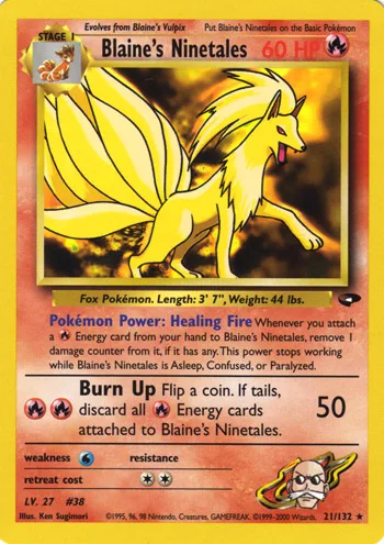 Blaine's Ninetales, Gym Challenge #21