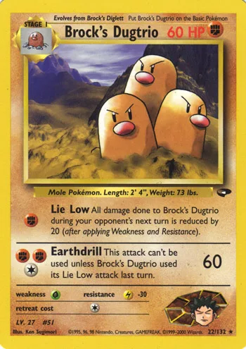 Brock's Dugtrio, Gym Challenge #22