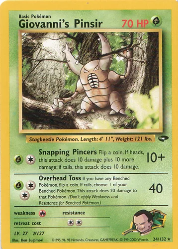 Giovanni's Pinsir, Gym Challenge #24