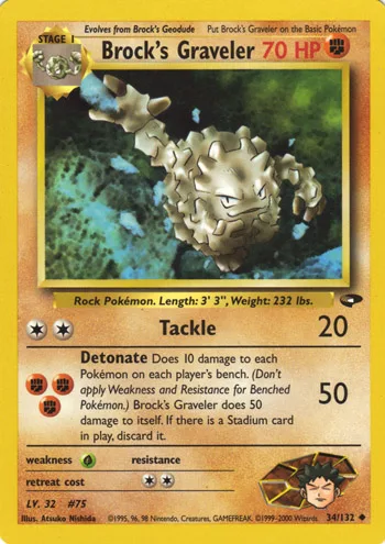 Brock's Graveler, Gym Challenge #34