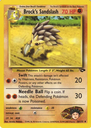 Brock's Sandslash, Gym Challenge #36