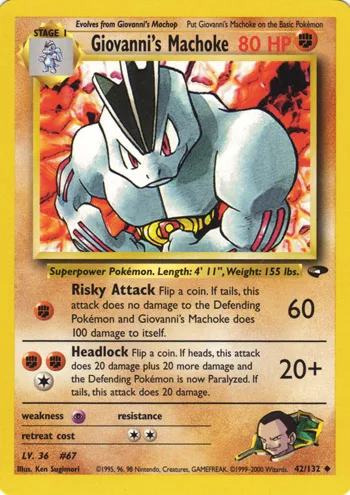 Giovanni's Machoke, Gym Challenge #42