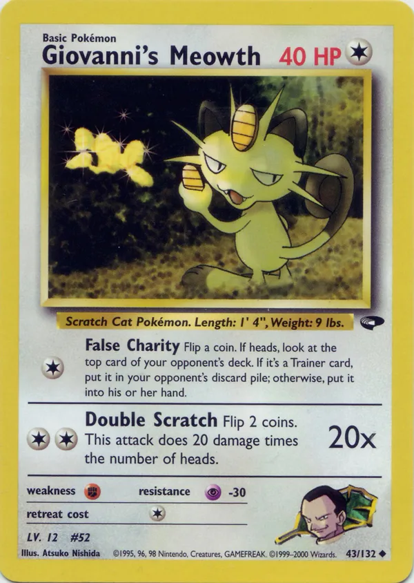 Giovanni's Meowth, Gym Challenge #43