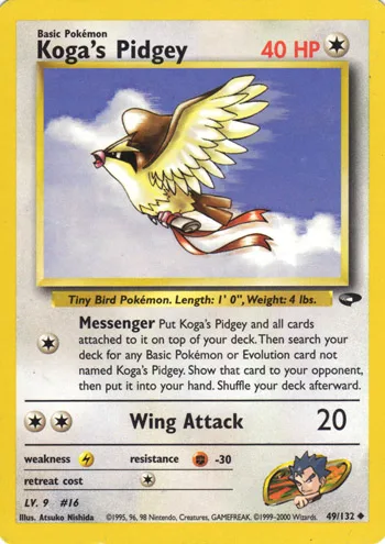 Koga's Pidgey, Gym Challenge #49