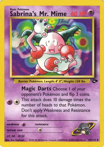 Sabrina's Mr. Mime, Gym Challenge #59