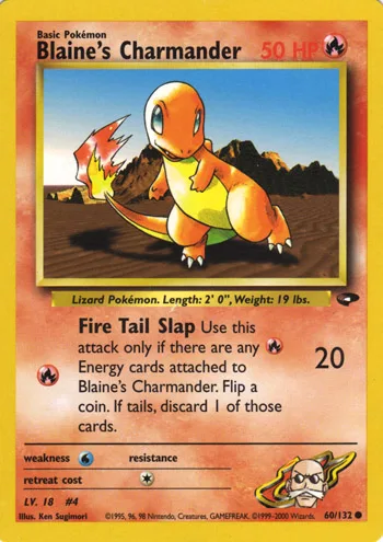 Blaine's Charmander, Gym Challenge #60