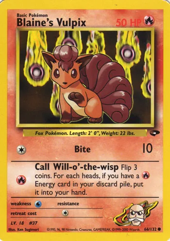 Blaine's Vulpix, Gym Challenge #66