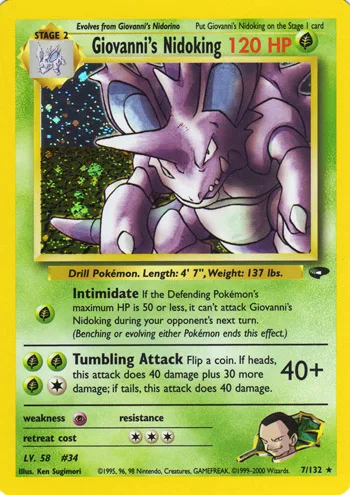 Giovanni's Nidoking, Gym Challenge #7