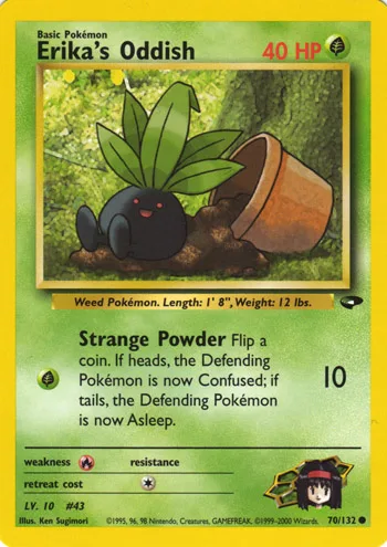Erika's Oddish, Gym Challenge #70